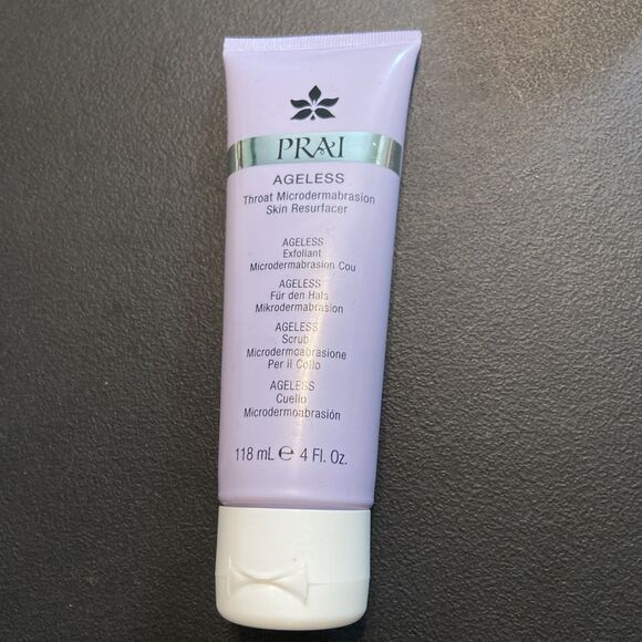 PRAI Ageless Throat Microdermabrasion Skin Resurfacer Facial Scrub 4oz SEALED - Picture 1 of 5